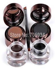 Eyebrow Powder Eyebrows Eyeliner Gel LongWear Gel Eyeliner Brown With Brush 1pcs 2color Waterproof Sweat Eye Brow Powder M10967710784