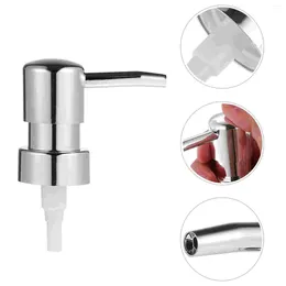 Liquid Soap Dispenser 4 Pcs Plastic Hand Shower Gel Pump Head Nozzle Accessories Pressure Emulsion Bottle Replacement Pumps Abs