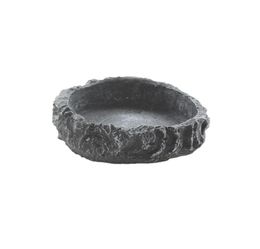 Reptile Water Dish Food Bowl Resin Rock Worm Feeder for Leopard Gecko Lizard Spider Scorpion Chameleon6973181