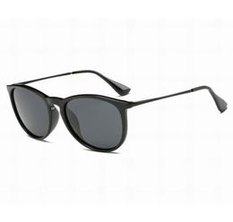 Fashion Round Sunglasses for Men Womens Vintage Gradient Sun glasses Classic Driving Eyewear Quality Metal Frame Matte Black Top U5029601