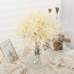 Decorative Flowers Artificial Rime Grass Misty Pine Fabric Simulation Plants Wedding Party Home Indoor Decor Flower Arrangement Po Prop