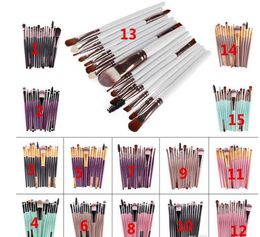 sell 15Pcs Professional Make up Brushes Set Foundation Blusher Powder Eyeshadow Blending Eyebrow DHL Gift7136140