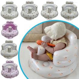 Pillow Pvc Cute Bathroom Baby Sofa Learning To Sit Infant Chair Inflatable Toddler O8l2