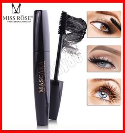 Eye Makeup Miss Rose 4D Mascara Waterproof long lasting Curling Thick Black Mascara 4D Silk Fibre Lashes Extention Mascara Makeup 4479607