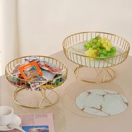 Plates Creative Nordic Golden Iron Wire Fruit Cake Display Stand Snack Specialty Sweet Table Decoration Trays Serving Dishes