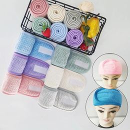 Towel Adjustable Wide Hairband Yoga Spa Bath Shower Makeup Wash Face Cosmetic Headband For Women Ladies Make Up Accessories