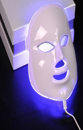 7 Colour Light Pon LED Skin Rejuvenation Facial Mask Face Skin Care Therapy Antiaging Anti Acne Whitening Skin Tighten2107043
