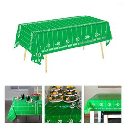 Table Cloth Football Field Tablecloth Plastic Disposable Buffet Parties American Style Runners Wedding Cloths Beautiful Baby Decorative
