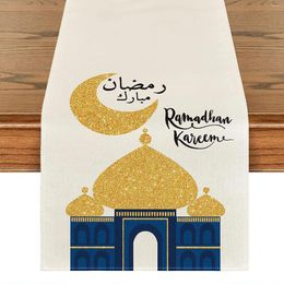Table Cloth Ramadan Dining Runner Muslim Party Decor And Supplies Festival Celebration Decoration NOV99