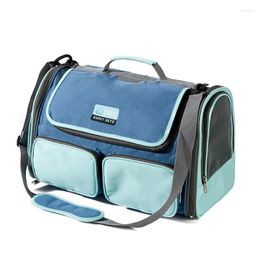 Cat Carriers Portable Bag With Window Breathable Soft-Sided Carrier Big Space Outdoor Travel Pet For Small Dogs Tote
