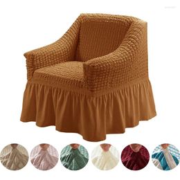 Chair Covers Solid Color Elastic Sofa For Living Room Stretch Single Seat Slipcovers Couch Cover Armchair Protector