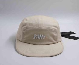 Kith 5 Panel Camp Cap Adjustable Baseball Cap Snapback Hip Hop Trucker Caps For Men Women Dad Hat Casual Sun Visor Outdoor 2021GC92276078