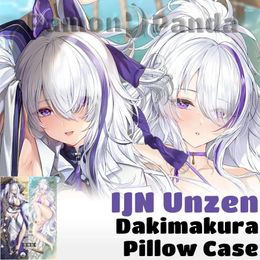 Pillow IJN Unzen Dakimakura Azur Lane Case Sexy Hugging Cover Otaku Full Body Pillowcase Home Bedding Decor Gift