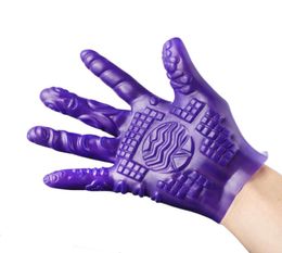 New Sex Toy Masturbation Glove Adult Game Product Fetish SM Game Aid Sextoy for Couples Women Boobs Vagina Man Body Stimulator Y186542985