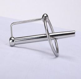 Stainless Steel Urethral Sound Toys Penis Plug Stretching Device With Cock Ring Urinary Catheter Sexy Tube7426189