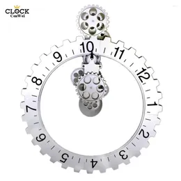 Wall Clocks Modern Mechanical Large Art Gear Quartz 3D Clock Antique Vintage For Home Office Decor