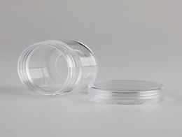 Clear Plastic Cosmetic Sample Container 5G Jar Pot Small Empty Camping Travel Eyeshadow Face Cream Lip Balm 5ML Bottle8274078