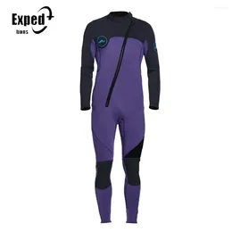 Women's Swimwear 3MM Deep Sea Diving Suit Front Zip Full Body Super Stretch Men Wetsuits Surfing Jumpsuit Neoprene