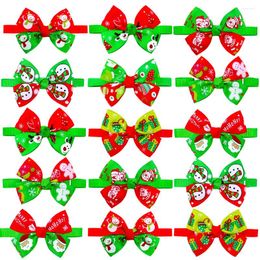 Dog Apparel 50pcs Accessories Christmas Bowties Pet Cat Bow Ties&Bowties Holiday Supplies Bowtie For Small Dogs
