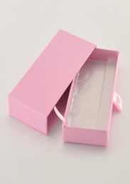 Whole Lash Boxes Packaging Eyelash Box Package Custom Rectangle Drawer Dark Pink Faux Cils Tray Makeup Storage Case bulk Vendo1804269