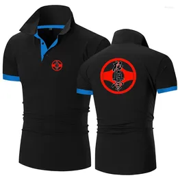 Men's Polos 2024 Kyokushin Karate Short Sleeve Polo Shirts Casual Slim Fit Basic Designed Quick-drying Anti-wrinkle Tops