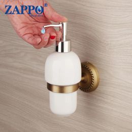 Liquid Soap Dispenser ZAPPO Bathroom Foam Hand Sanitizer Holder Wall Mount Shampoo Head Shower For