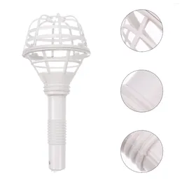 Decorative Flowers 10 Pcs Empty Receptacle Wedding Bouquet Holders Artificial Holding Supply DIY Handle Tied