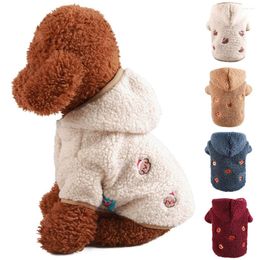 Dog Apparel Small Sweater Fleece Hoodie Dogs Girl Boy Winter Warm Puppy Clothes For Chihuahua Yorkie Soft Outdoor Cat Apparels