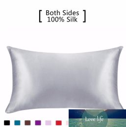 Silk Pillowcase Hair Skin 19 Momme 100 Pure Natural Mulberry Silk Pillowcase Standard Size Pillow Cases Cover Hidd6833598