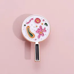Brooches Pin Club | Magnifier Microbiology Paramecium Interesting Science Custom Microscope Lapel Badges Jewellery Gift Wholesale