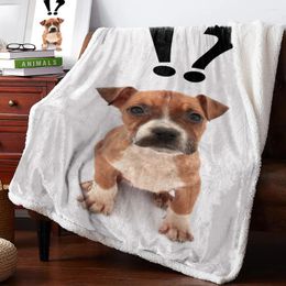 Blankets Animal Dog Pet Symbol Cute Winter Warm Blanket Office Bedspreads Quilt Drop Ship