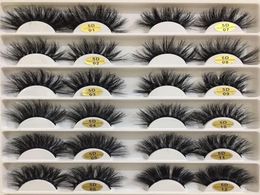 25 mm long 3D mink lashes hair false eyelashes to make eyelash lengthening version by hand 10 sets 3207731