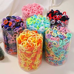 Hair Accessories 50/100/300 pieces of childrens elastic headbands girls sweet Scruchie rubber bands childrens headbands baby hair accessories d240513