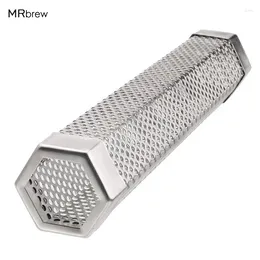 Tools Pellet Smoker Tube 12'' Hexagon Perforated 304 Stainless Steel Smoke Generator With 5 Hours Of Billowing For Any Grill