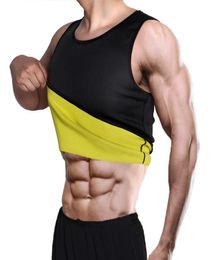 Shaper Nature Latex Ultra Sweat Neoprene Shirt Gym Vest Shapewear Men Sauna Sweat Body Shaper Waist Cincher Tummy Trainer Musc3794960