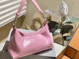 Juliet Hobo Designer Bag Women's Luxury Shoulder Bag New Black Oil Wax Skin Full Zipper Dumpling Bag Egg Cross body Pink Handbag Fashionable Retro Wallet