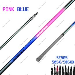 Golf Driver Club Shafts Auto Pink blue Golf Shafts SF505xxSF505SF505x Flex Graphite Shaft Free Assembly Sleeve And Grip 240513