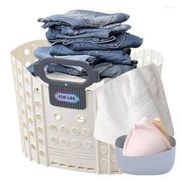 Laundry Bags Folding Bathroom Basket Wall-mounted Dirty Clothes Storage Household Organiser For Home