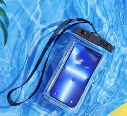 Floating Airbag Waterproof Swim Bag Phone Case For iPhone 11 12 13 14 Pro Max Samsung S23 S22 Xiaomi 13 Huawei P30 20 Lite Cover