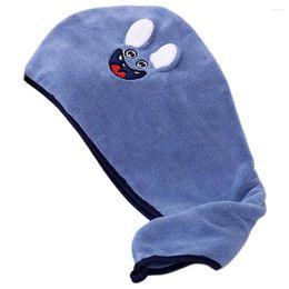 Towel Useful Rapid Drying Quick Dry Non-Fading Hair Cartoon Style Thickened