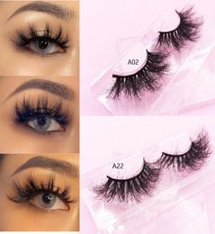 Bulk 25mm Mink eyelashes false lashes vendors Smoke Banquet Makeup fake Eyelash vendor Fluffy 5D Eye Lash whole custom packagi3151941