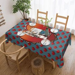 Table Cloth Rectangular Oilproof Cartoon Chucky Child's Play Cover Horror Movie Good Guys Tablecloth For Picnic