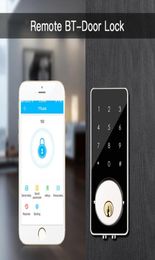 Smart Keyless Entry Deadbolt Digital Electronic Bluetooth Door with Keypad Auto Home touch screen Lock Y2004074058580