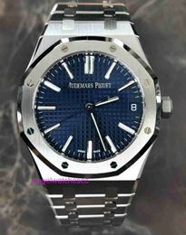 AaPi Designer Luxury Mechanics Wristwatch Original 1 to 1 Watches First review then send new Royal 41mm Blue Plate Automatic Mechanical Mens Watch