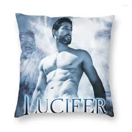 Pillow Lucifer Morningstar Cover Decoration Devil TV Show Throw For Car Double-sided Printing