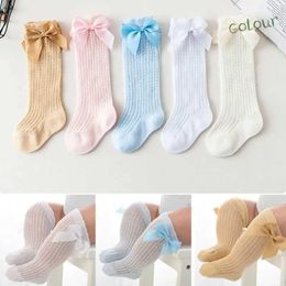 Kids Socks Citgeett accessories for baby girls non slip socks knee high lace princess socks long bootsL2405