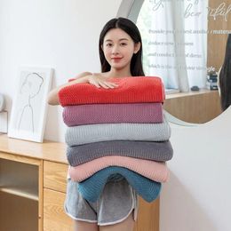 Towel 70x140cm Shower Hair Face Hand Absorbent Towe Household Bathroom Products Coral Fleece Trimmed S Microfiber