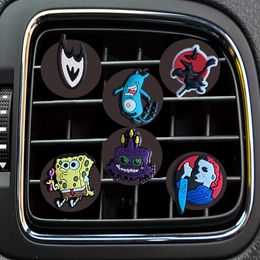 Interior Decorations New Product Buckle 1 Cartoon Car Air Vent Clip Clips Conditioner Outlet Per Freshener Replacement Drop Delivery O Otna9