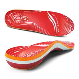 Orthopaedic Sport Insole Plantar Fasciitis Flat Foot High Arch Support Men Women Sneaker Ortic Plantillas Insert Shoe Sole 240514