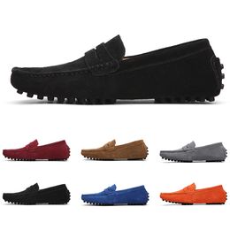 GAI casual shoes for men low black grey red blue orange brown dark greens flat sole mens outdoor shoes
